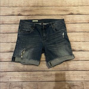 Kut From The Kloth Distressed Boyfriend Shorts Size 8